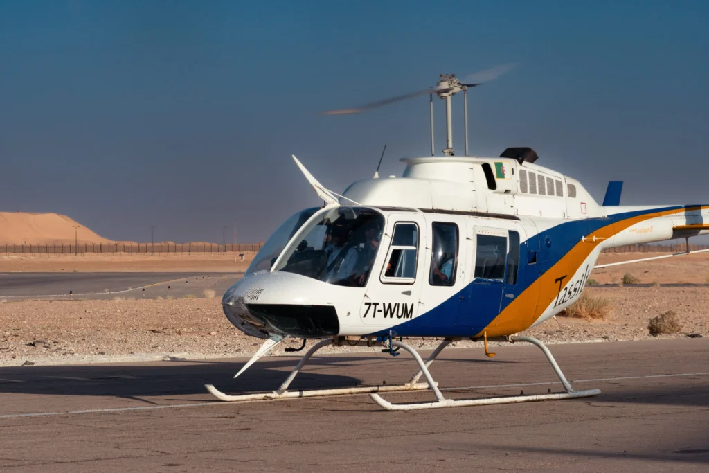 Bell 206 LR - tassili travail aérien